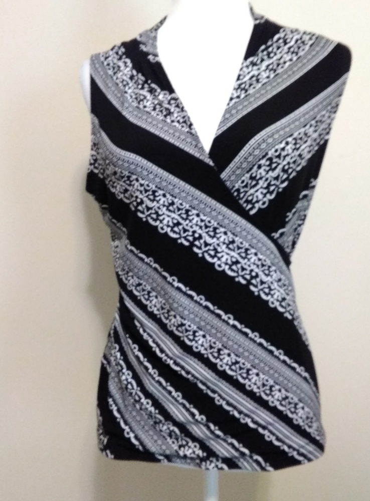 WHBM faux wrap top